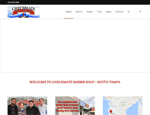 Tablet Screenshot of checkmatebarber.com